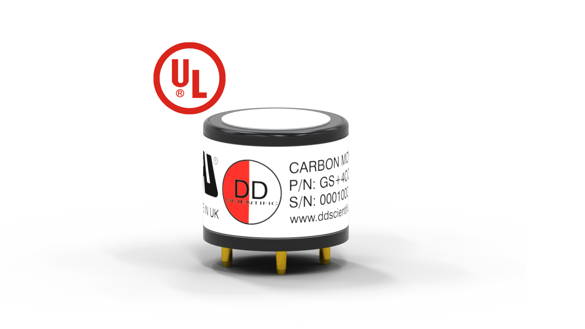 GS+4COSLiM Carbon Monoxide (CO) Sensor | UL2075, Low cost
