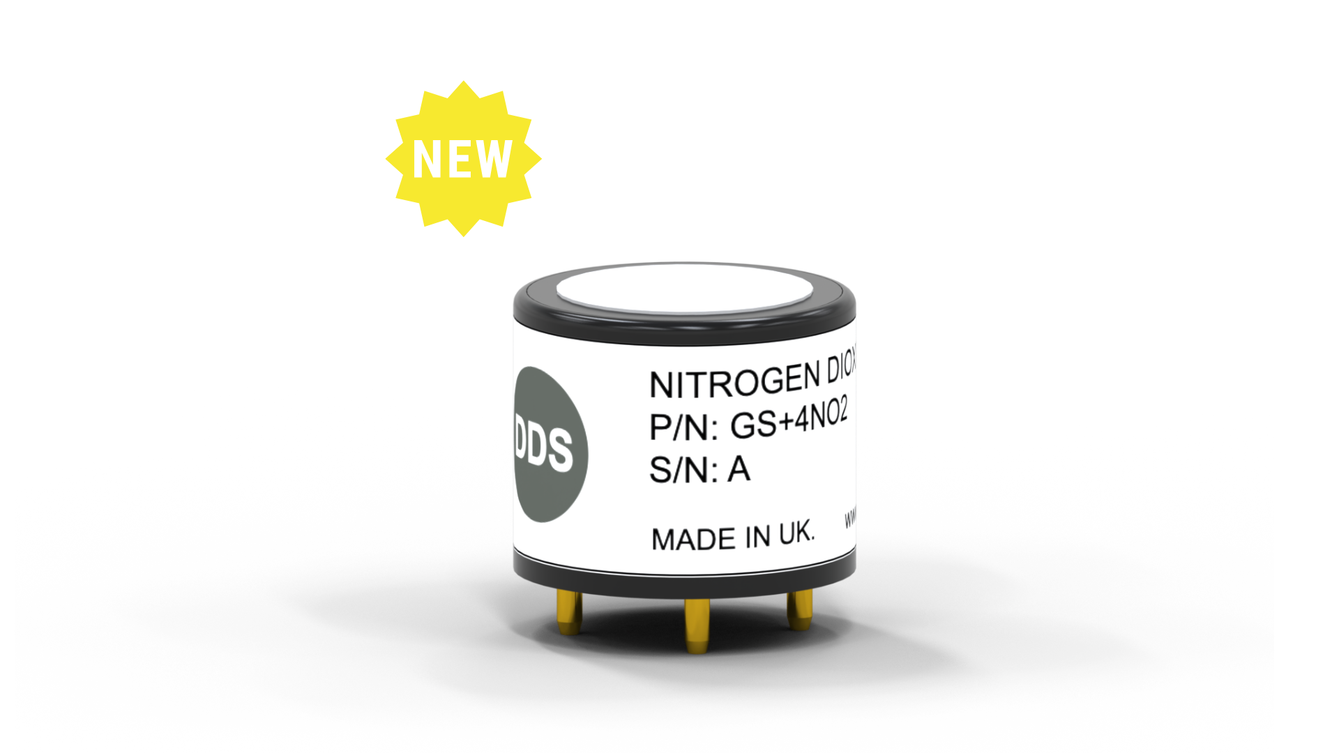 GS+4NO2-TH Nitrogen Dioxide (NO2) Sensor | Low humidity response