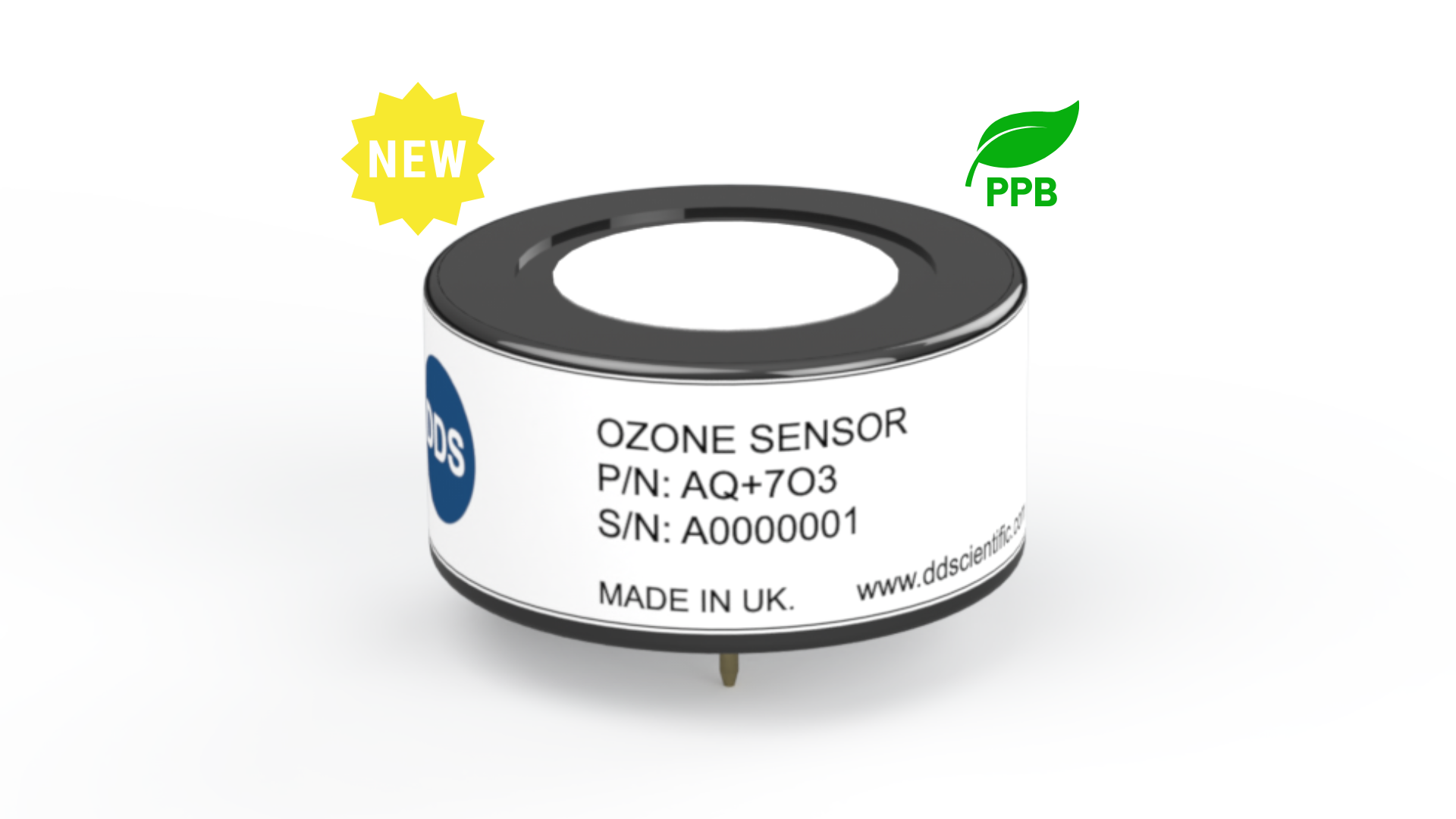 AQ+7O3 Ozone (O3) Sensor |  Air quality specification, PPB