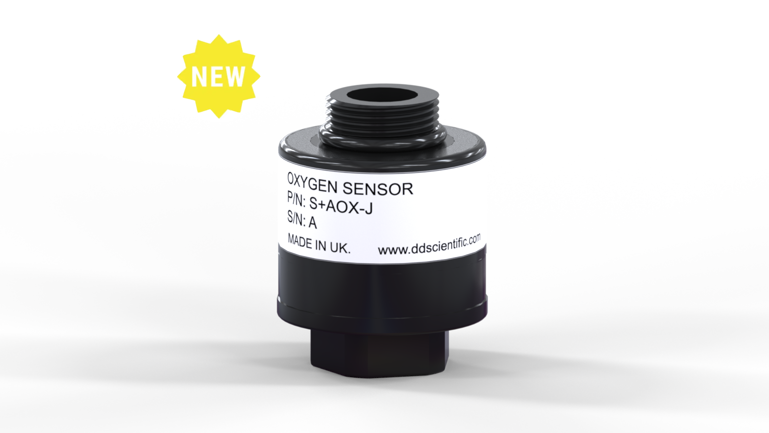 S+AOX-J Oxygen (O2) Sensor | Partial Pressure (0-100%), Automotive spe