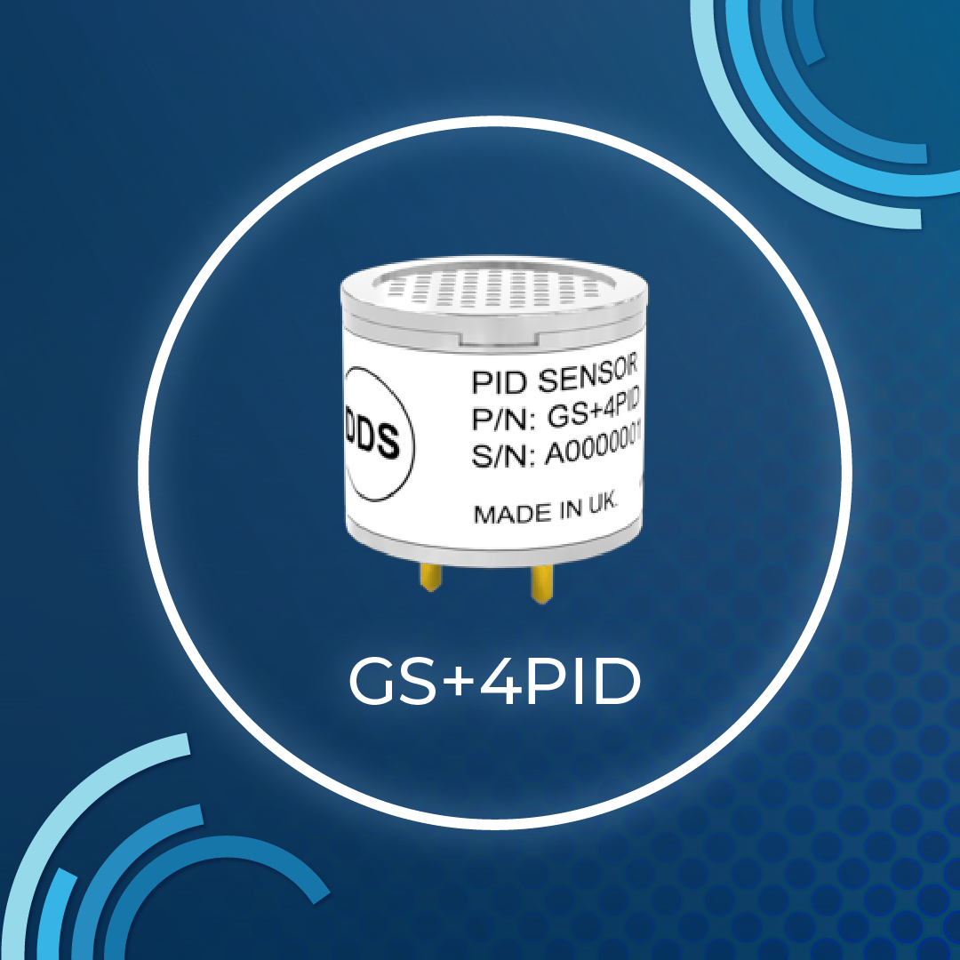 PID sensor on blue background