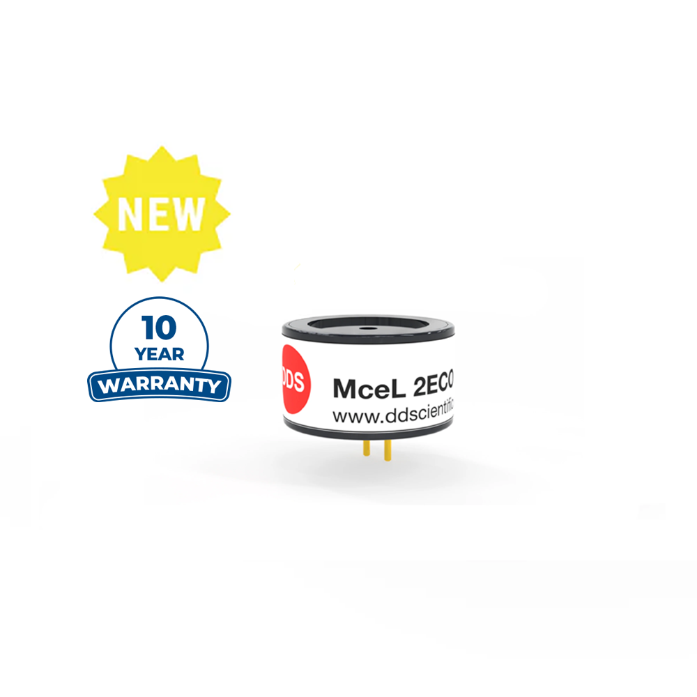 MceL 2ECO Carbon Monoxide (CO) Sensor | Low profile, 10 year life