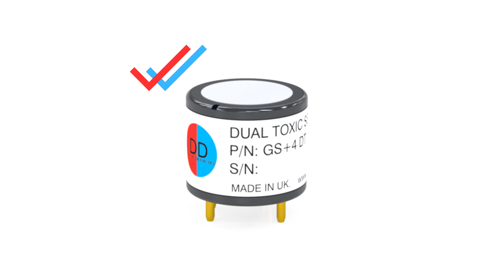 GS+4DT 双一氧化碳/硫化氢 (CO/H2S) 传感器 | 双通道